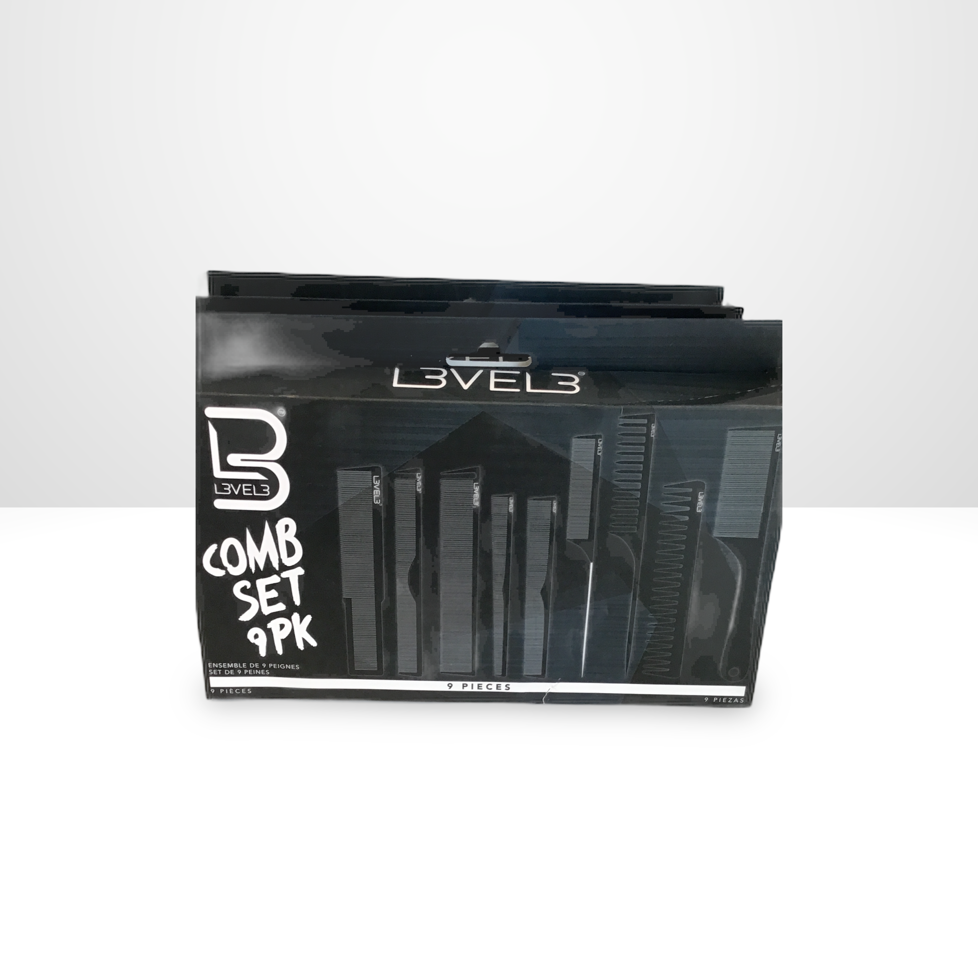 Level 3 hair comb set 9 pack – Hustler Barber Supply